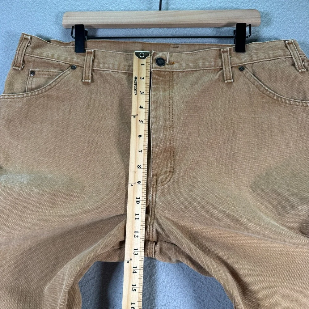 Vintage Dickies Canvas Carpenter Pants Mens 40x30 Brown Classic‎ Workwear Y2K